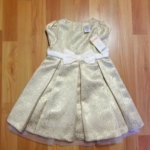 Gymboree T2 gold dress
